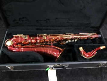 Vintage Kohlert & CO Winneden Tenor Saxophone Red/Pink Lacquer, Serial #11540